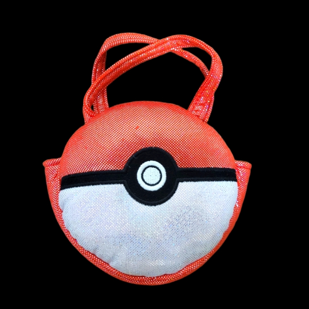 Pokemon Poke Ball Plush Bag Carrier purse Mini tote